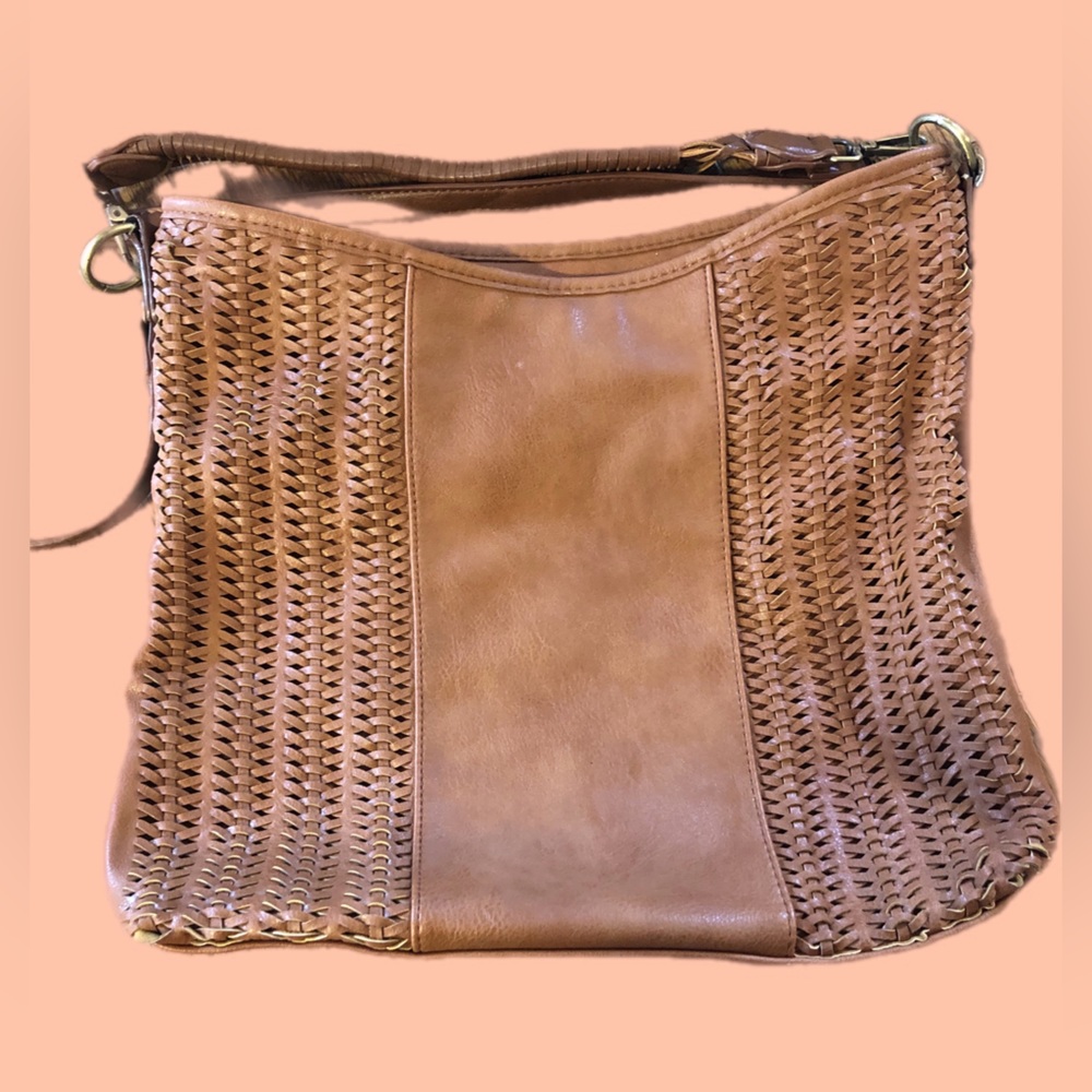 Beautiful Woven Faux Leather Tote